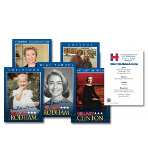 Hillary Clinton OFFICIAL * 2016 Presidential * Life & Times 5-Card Premium Trading Card Set  (Lot of 3 Sets)