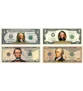 NIGHT VERSION *MUST SEE* Genuine Legal Tender COLORIZED 2-Sided $5 U.S Bill 