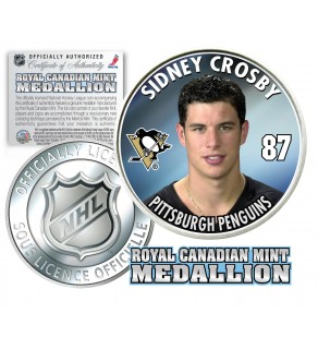 2005-06 SIDNEY CROSBY Royal Canadian Mint Medallion NHL FIRST EVER Rookie Coin - Officially Licensed