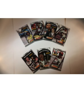 2001 DALE EARNHARDT 7 Card Set - Jumbo Size Proofs - 7-Time Winston Cup Champion