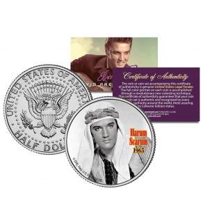 ELVIS PRESLEY - Harum Scarum - MOVIE JFK Kennedy Half Dollar US Coin - Officially Licensed