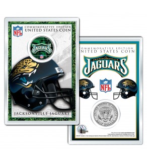 JACKSONVILLE JAGUARS Field NFL Colorized JFK Kennedy Half Dollar U.S. Coin w/4x6 Display
