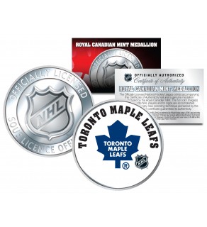 TORONTO MAPLE LEAFS Royal Canadian Mint Medallion NHL Colorized Coin - Officially Licensed