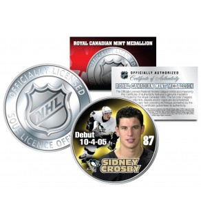 2005-06 SIDNEY CROSBY Royal Canadian Mint Medallion NHL DEBUT Rookie Coin - Officially Licensed