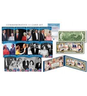 The Coronation of QUEEN ELIZABETH II 65th Anniversary OFFICIAL Genuine Legal Tender U.S. $2 Bill with FREE 11-Card Set