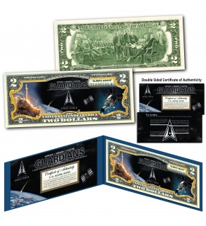 United States SPACE FORCE GUARDIANS 6th Military Branch USSF Genuine Legal Tender U.S. $2 Bill