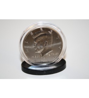 25 SINGLE COIN DISPLAY STANDS for Half Dollar or Quarter - EXCLUSIVE DESIGN