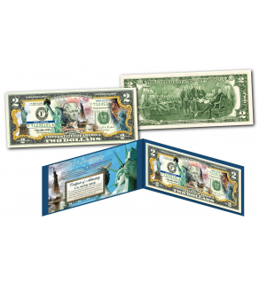 STATUE OF LIBERTY * 130th ANNIVERSARY * Genuine Legal Tender U.S. $2 Bill ** Special Edition Release **
