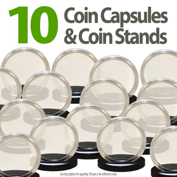 Coin Holders 38mm direct fit coin capsules for MORGAN PEACE IKE SILVER DOLLAR