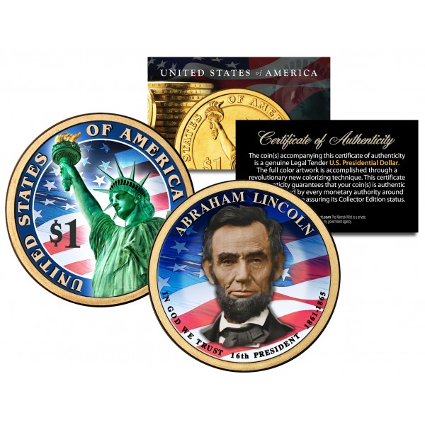 Abraham Lincoln Dollar. 1 Coin 2010 D  Pres 