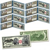 1880 Series Bank Notes Hybrid Commemorative Black Eagle - Set of All 7 Modern US $2 Bills ($1, $2, $5, $10, $20, $50, $100)
