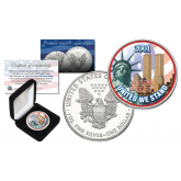 WORLD TRADE CENTER United We Stand 1st Anniversary American Silver Eagle Dollar 1 OZ U.S. 9/11 Coin 