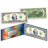 $5 Currency Dual Overlay $5 US Bill 2-Sided GOLD HOLOGRAM & POLYCHROME COLOR 