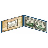 DELAWARE State $1 Bill - Genuine Legal Tender - U.S. One-Dollar Currency " Green "