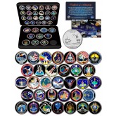 SPACE SHUTTLE ATLANTIS MISSIONS NASA Florida Statehood Quarters 33-Coin Set with BOX