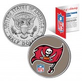 TAMPA BAY BUCCANEERS NFL JFK Kennedy Half Dollar US Colorized Coin - Officially Licensed