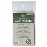 Semi-Rigid Card Holders OVERSIZED (4 1/2 x 7 1/8) #4 Protect, Save, & PSA Grading – 50 Count