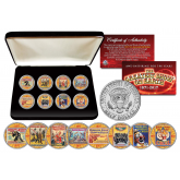 RINGLING BROTHERS AND BARNUM & BAILEY Circus "The Greatest Show on Earth" ULTIMATE 8-Coin Set with Premium Display BOX