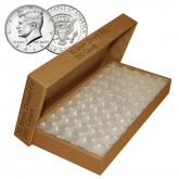 250 Direct Fit Airtight 30.6mm Coin Holders Capsules For HALF DOLLARS