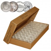 Direct-Fit Airtight 21mm Coin Capsule Holders For NICKELS (QTY: 250)