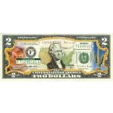 ARIZONA State/Park COLORIZED Legal Tender U.S. $2 Bill with Security Features