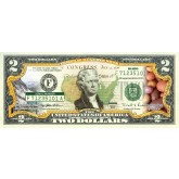 IDAHO State/Park COLORIZED Legal Tender U.S. $2 Bill with Security Features