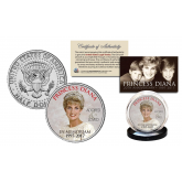 PRINCESS DIANA 1997-2017 20th ANNIVERSARY Official JFK Kennedy Half Dollar U.S. Coin - Crown