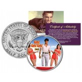 ELVIS PRESLEY - Girls Girls Girls - MOVIE JFK Kennedy Half Dollar US Coin - Officially Licensed