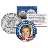 HILLARY CLINTON FOR PRESIDENT 2016 Colorized JFK Kennedy Half Dollar U.S. Coin CAMPAIGN