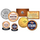Houston Astros Houston Strong 2017 World Champions Genuine U.S. 2-Coin Set