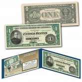 1862 Salmon CHASE First Ever Legal Tender One-Dollar Banknote designed on modern $1 bill