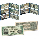 HYBRID COMMEMORATIVE SERIES $1 Banknotes Designed on Genuine Legal Tender Modern NEW U.S. Bills - Set of All 5