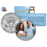 ROYAL BABY " Prince George of Cambridge " - William & Kate - JFK Kennedy Half Dollar US Colorized Coin