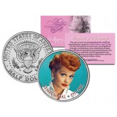 LUCILLE BALL - Centennial Birthday 1911-2011 - JFK Kennedy Half Dollar US Coin - I Love Lucy - Officially Licensed