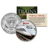 BULLET TRAIN - Famous Trains - JFK Kennedy Half Dollar U.S. Colorized Coin