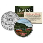 TRANS-SIBERIAN EXPRESS - Famous Trains - JFK Kennedy Half Dollar U.S. Colorized Coin