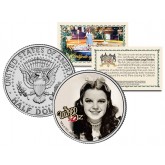 WIZARD OF OZ - Judy Garland - Colorized JFK Kennedy Half Dollar US Coin - Officially Licensed