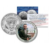 DEREK JETER 1994 Kennedy JFK Half Dollar U.S. Coin MINOR LEAGUE PLAYER OF THE YEAR