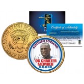 ALFONSO SORIANO Kennedy JFK Half Dollar 24K Gold Plated U.S. Coin 40-40-40 CLUB