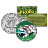 AMAZON BLUE MILK FROG Collectible Frogs JFK Kennedy Half Dollar US Colorized Coin