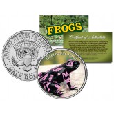 HARLEQUIN TOAD Collectible Frogs JFK Kennedy Half Dollar US Colorized Coin