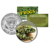 VIETNAMESE MOSSY FROG Collectible Frogs JFK Kennedy Half Dollar US Colorized Coin