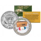 SHOOTING LURE Collectible Antique Fishing Lures JFK Kennedy Half Dollar US Coin