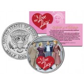 I Love Lucy - Cast - JFK Kennedy Half Dollar US Coin - Lucille Ball - Officially Licensed