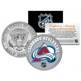COLORADO AVALANCHE NHL Hockey JFK Kennedy Half Dollar U.S. Coin - Officially Licensed