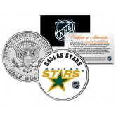 DALLAS STARS NHL Hockey JFK Kennedy Half Dollar U.S. Coin - Officially Licensed