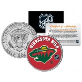 MINNESOTA WILD NHL Hockey JFK Kennedy Half Dollar U.S. Coin - Officially Licensed