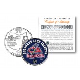 COLUMBUS BLUE JACKETS NHL Hockey Ohio Statehood Quarter U.S. Colorized Coin - Officially Licensed