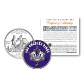 LOS ANGELES KINGS NHL Hockey California Statehood Quarter U.S. Colorized Coin - Officially Licensed
