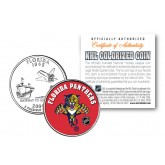 FLORIDA PANTHERS NHL Hockey Florida Statehood Quarter U.S. Colorized Coin - Officially Licensed